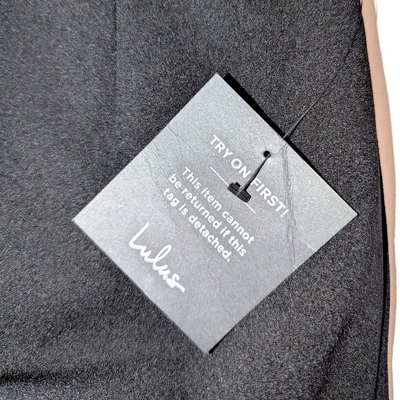 NWT Lulus | Sultry Prose Black Lace Strapless Bustier Wide-Leg Jumpsuit | Small - Picture 11 of 15